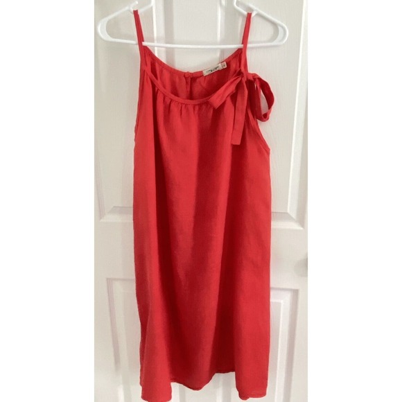 Lungo L'arno Dresses & Skirts - Lungo L'arno Linen Dress Women's Extra Large Bow Italy Summer Sun Beach